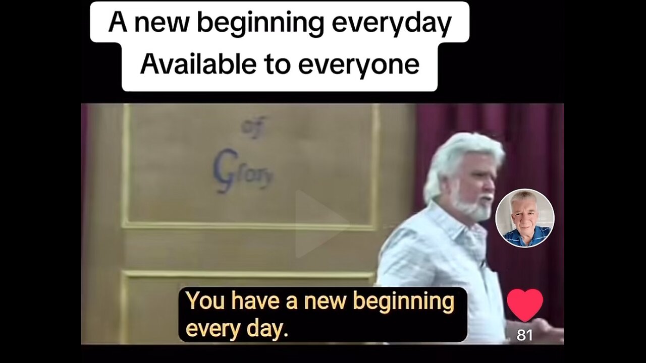 Pastor Bob Joyce (Elvis!?) - “You Have A New Beginning Every Day” | Inspiring Sermon