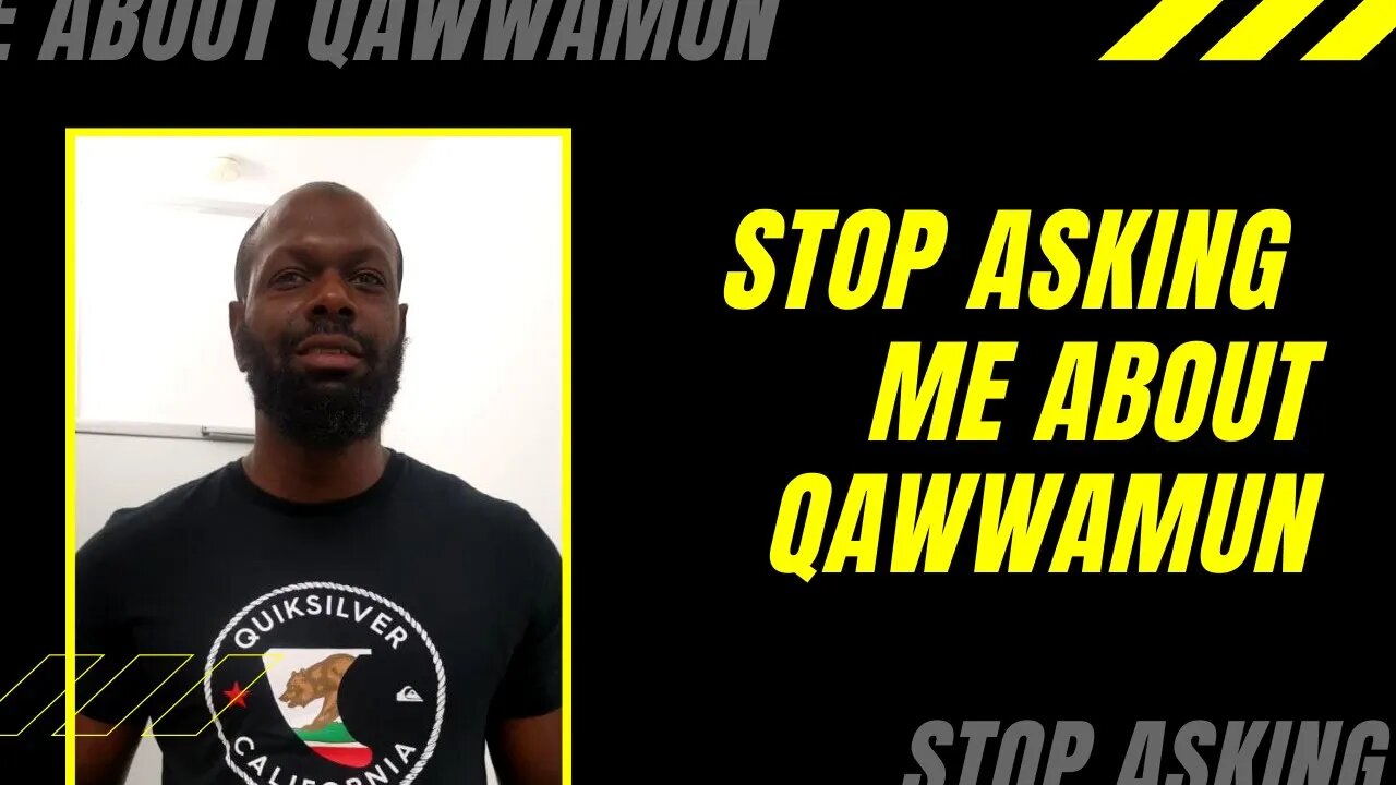 Stop Asking Me About Qawwamun