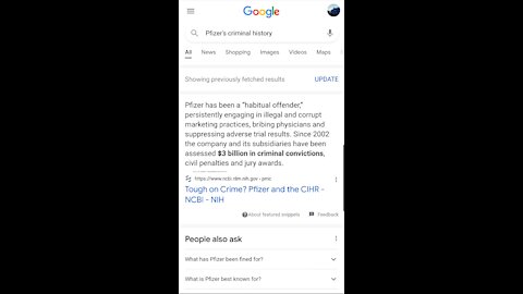 Pfizer Has a criminal Record /FDA Approves soon