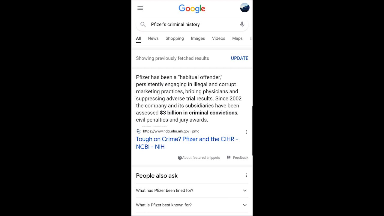 Pfizer Has a criminal Record /FDA Approves soon