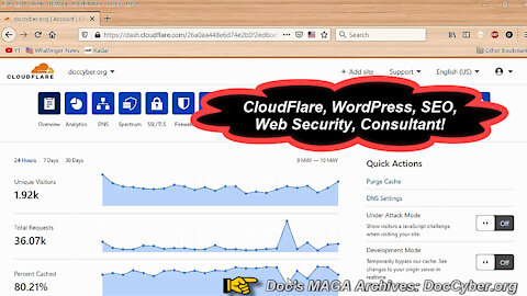 CloudFlare CDN & Web Security Features Video Tour