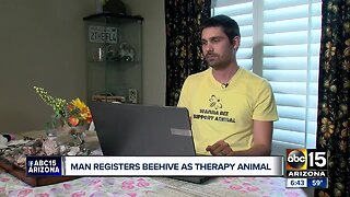 Prescott Valley man registers beehive as therapy animal