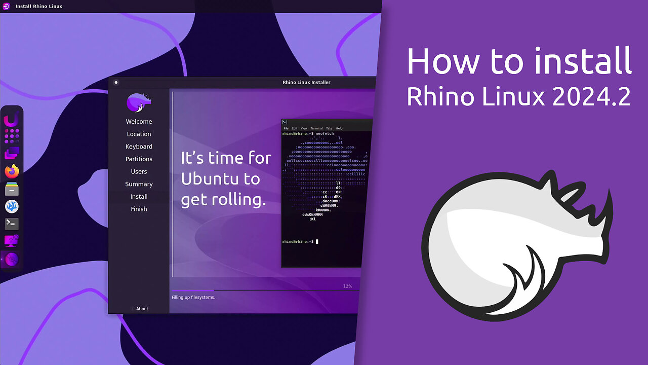 How to install Rhino Linux 2024.2