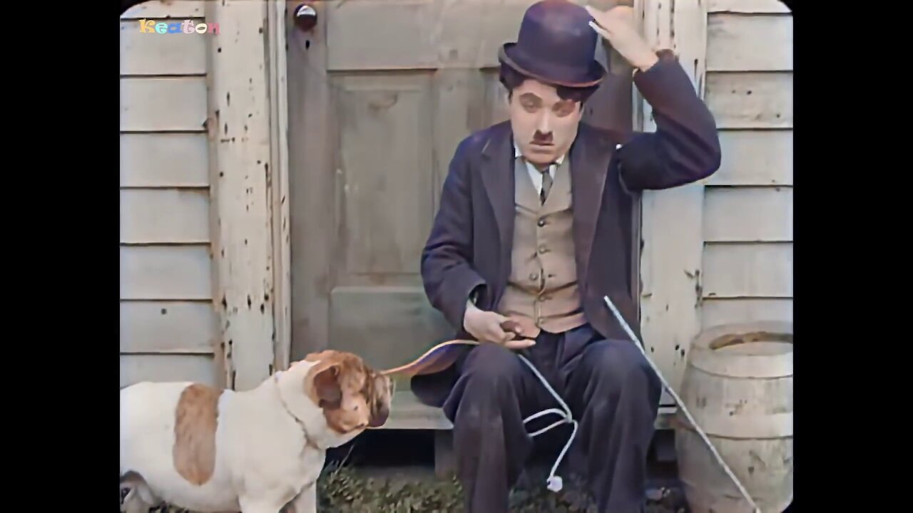 Affectionate Charlie Chaplin