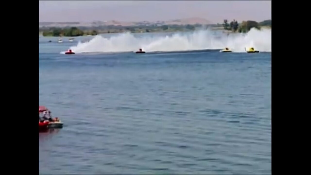 Hydro plane crash