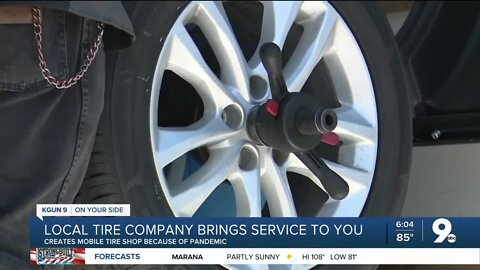 Tucson tire shop creates new social distancing service