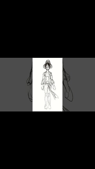 Monkey D. Luffy #arttimelapse #chillibeans