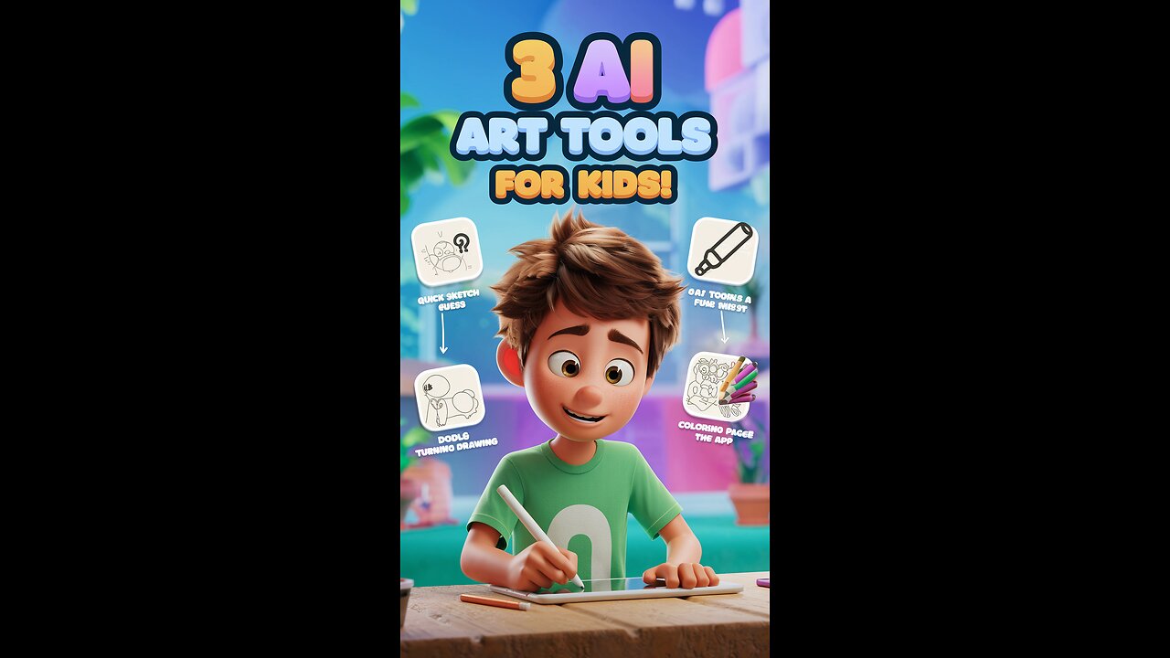 3 Awesome AI Art Tools for Creative Kids! 🎨