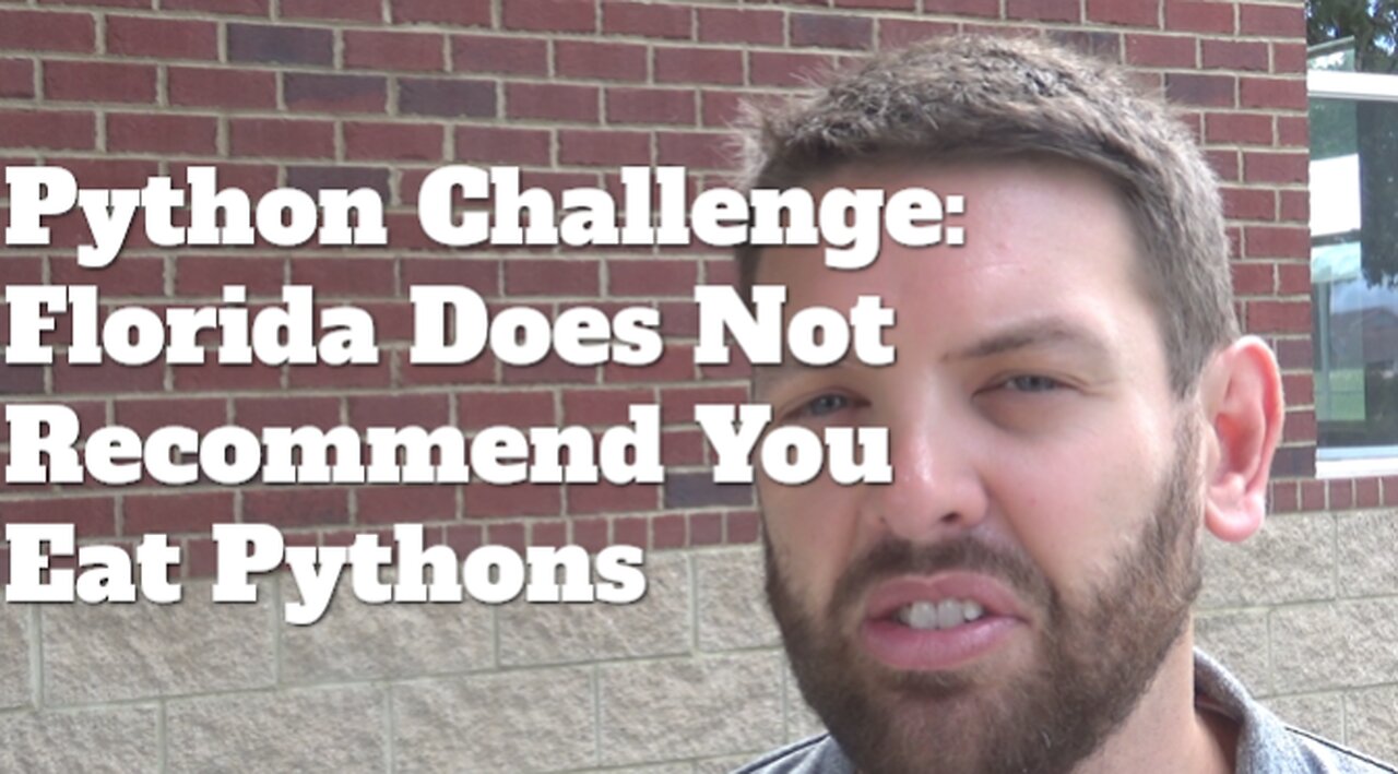 Python Challenge: Florida Does Not Recommend You Eat Pythons