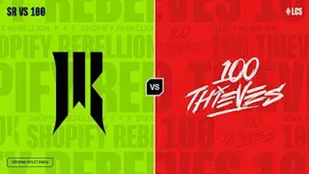 SR v 100 - Week 7 Day 1 | LCS Summer Split | Shopify Rebellion v 100 Thieves | Game 2 (2024)