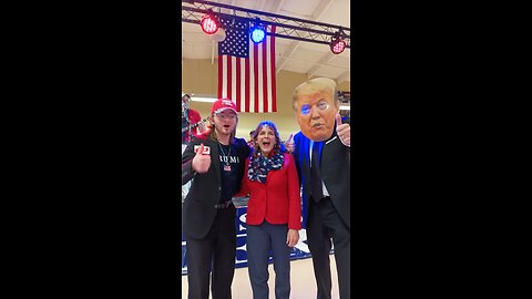 Dancing for Trump at PA Freedom Caucus event in Carlisle