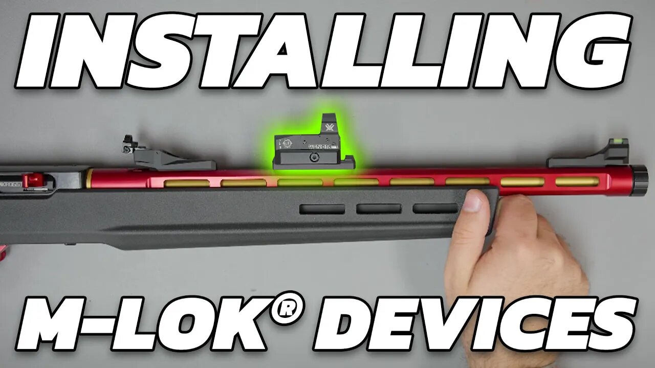 Installing M-LOK Devices To The Spitfire Lightweight Barrel For Ruger 10/22