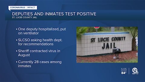 6 deputies, 16 inmates test positive for coronavirus at St. Lucie County Jail