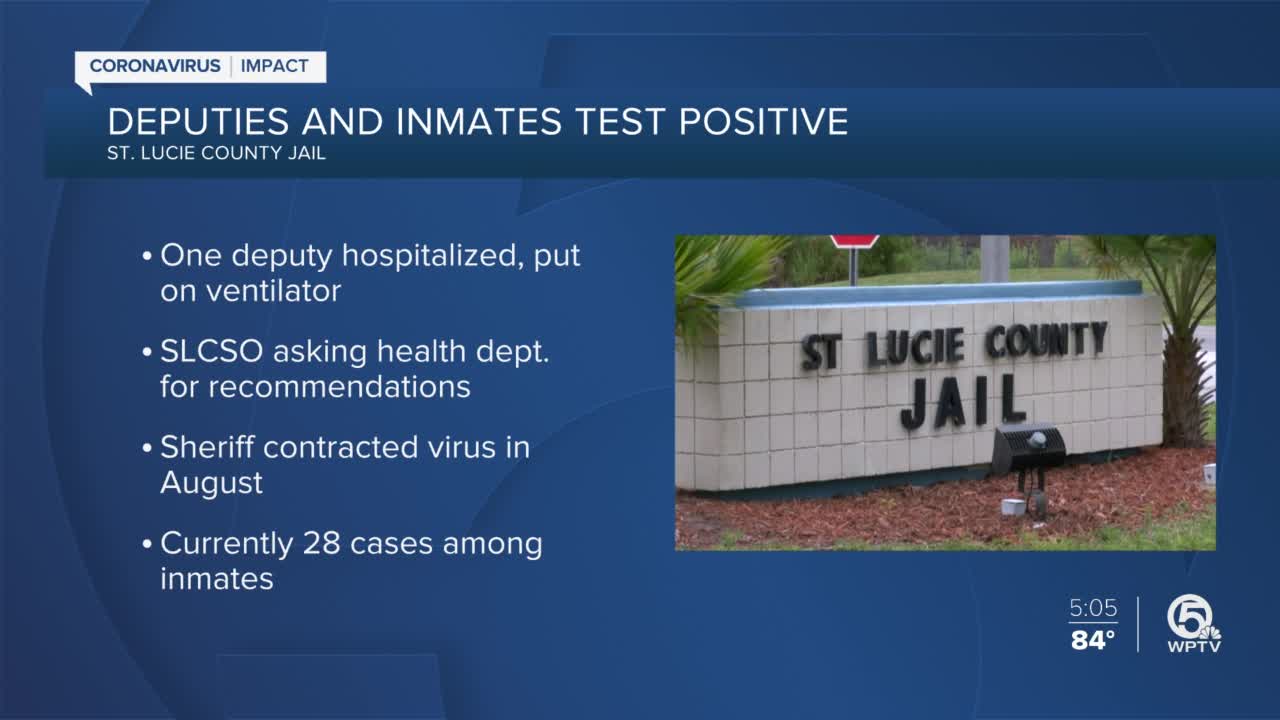 6 deputies, 16 inmates test positive for coronavirus at St. Lucie County Jail