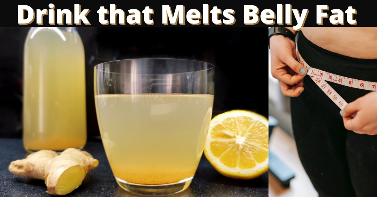 DRINK THAT MELTS BELLY FAT - Lemon Peel and Ginger