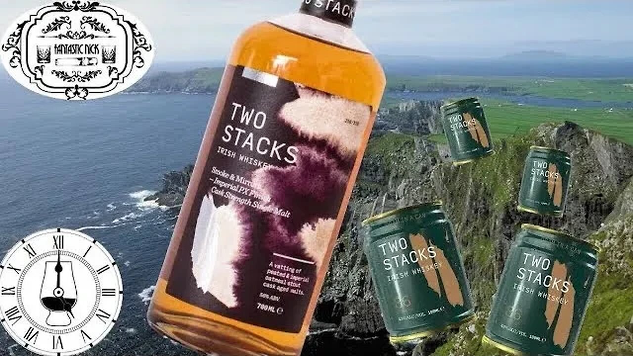 FanTastic Nick Drinking Two Stacks Irish Whiskey Dram in a Can in French