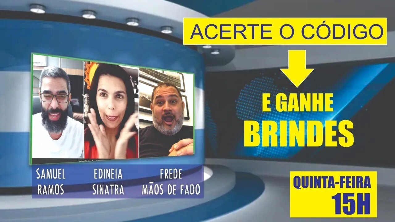 🔴 Acerte o código e concorra ao brinde! - DICAS AO VIVO