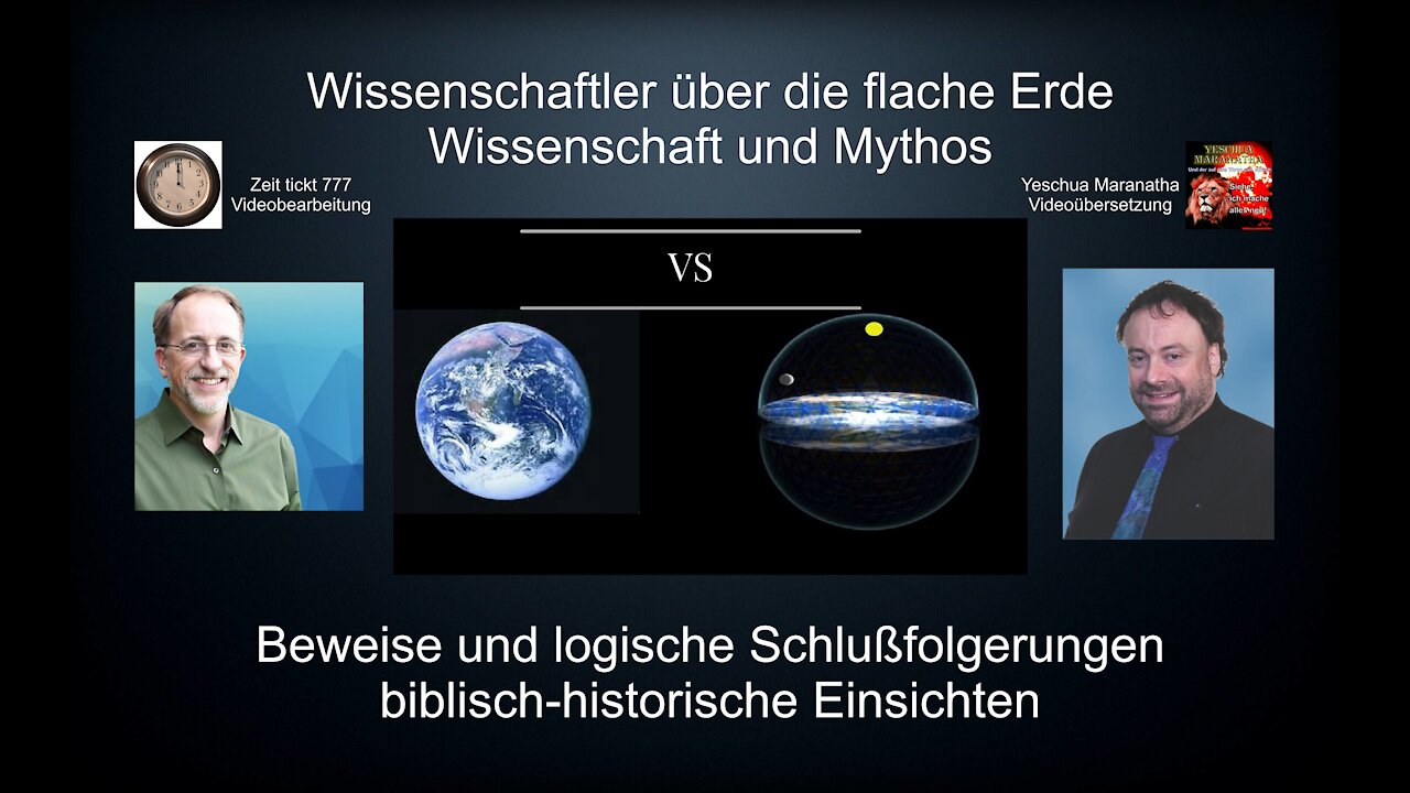 Christen Stoppt den Wahnsinn - flat earth - falche Erde - Die Erde ist KEINE Scheibe