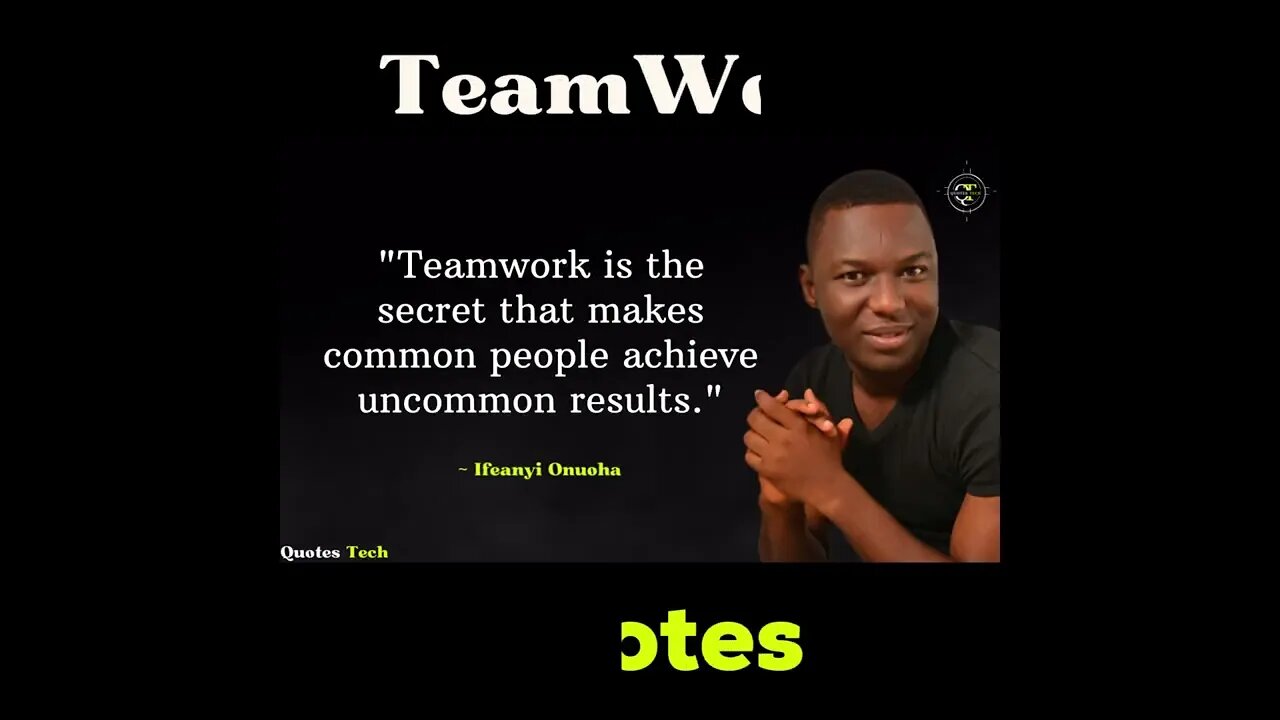 The Best Quotes About Teamwork and How They Can Help You Achieve Your Goals #shorts #quotes #motive