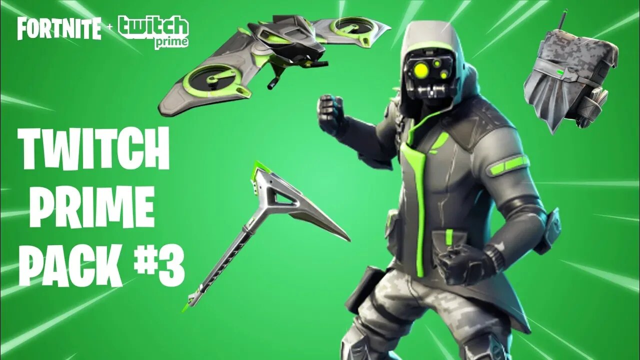 *NEW* Fortnite "Twitch Prime Pack #3 Showcase!" - How To Get "FREE Archetype" Twitch Prime Skin Set!