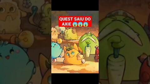 AXIE INFINITY: QUEST SAIU DO COMPETITIVO!