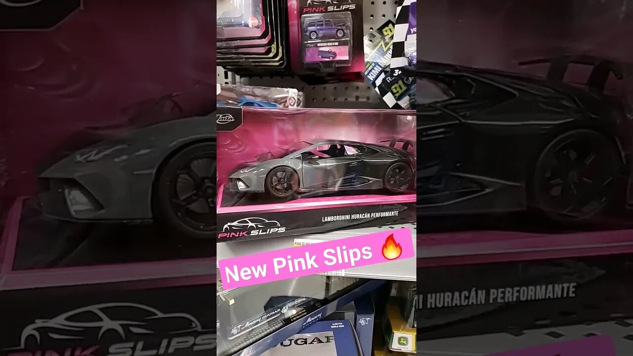 Hot New Pink Slips 1:24 by Jada #shorts #diecast #lamborghini #ford