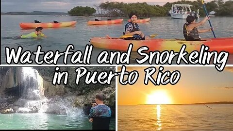 Waterfall and Snorkeling in Puerto Rico