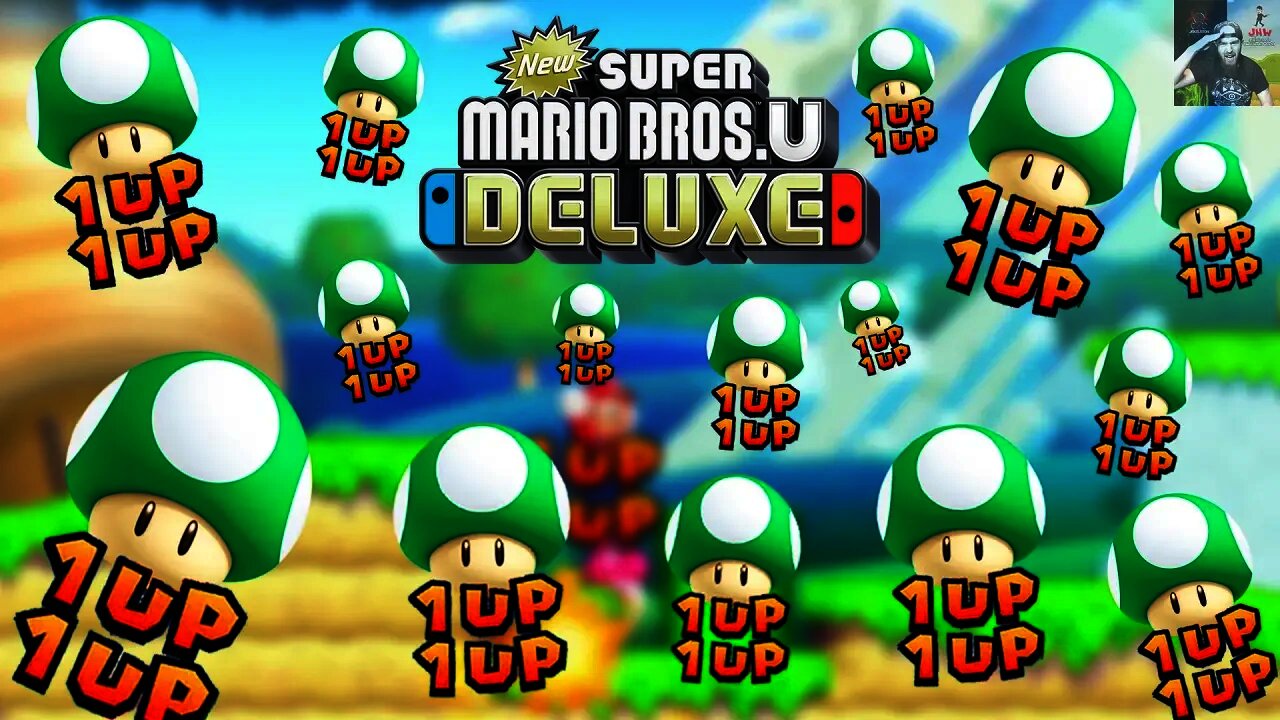 Easiest & Fastest Way to 99 LIVES in New Super Mario Bros U Deluxe (99 Lives in 2 Minutes)