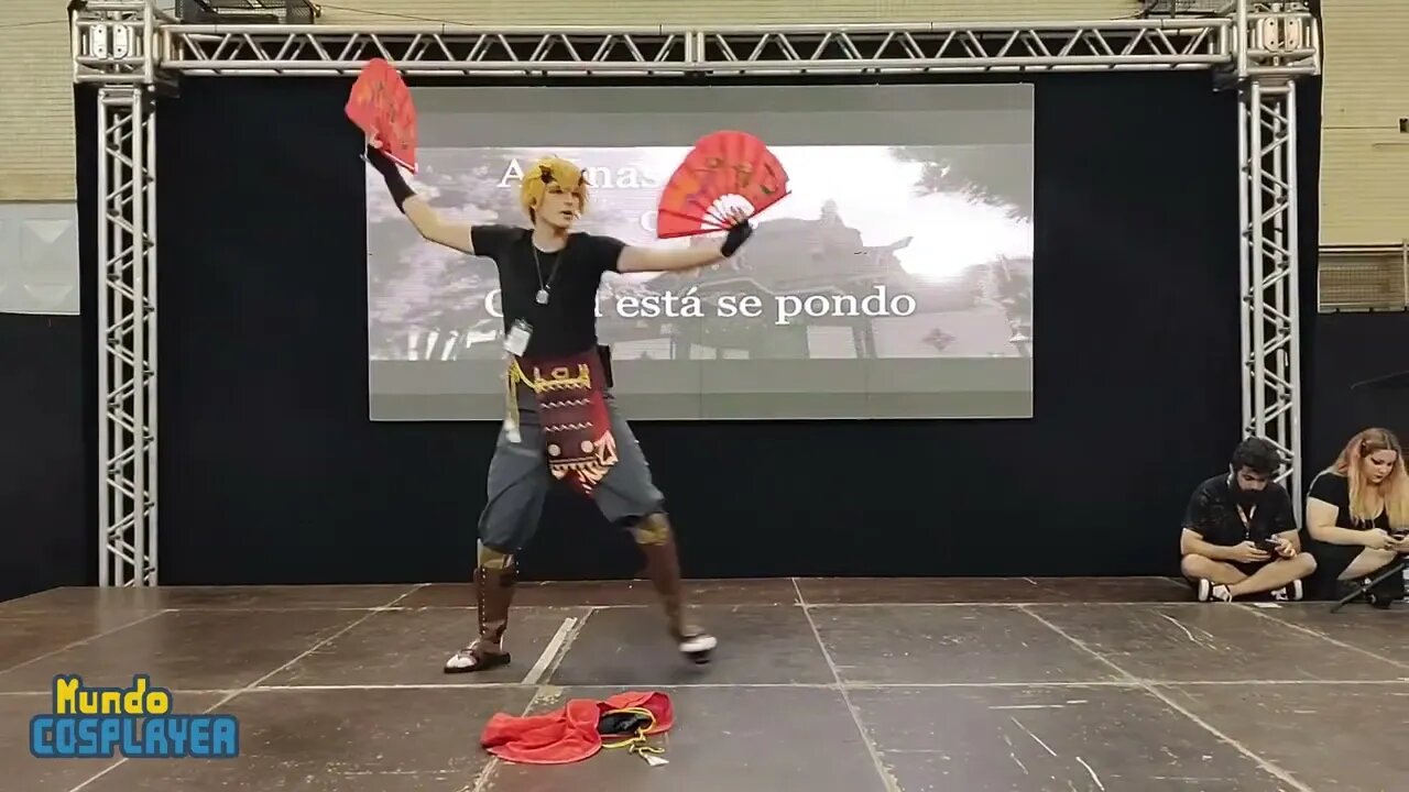 Apresentação Cosplay de Thoma do jogo Genshin Impact no 26º Pira Anime Fest (2022)