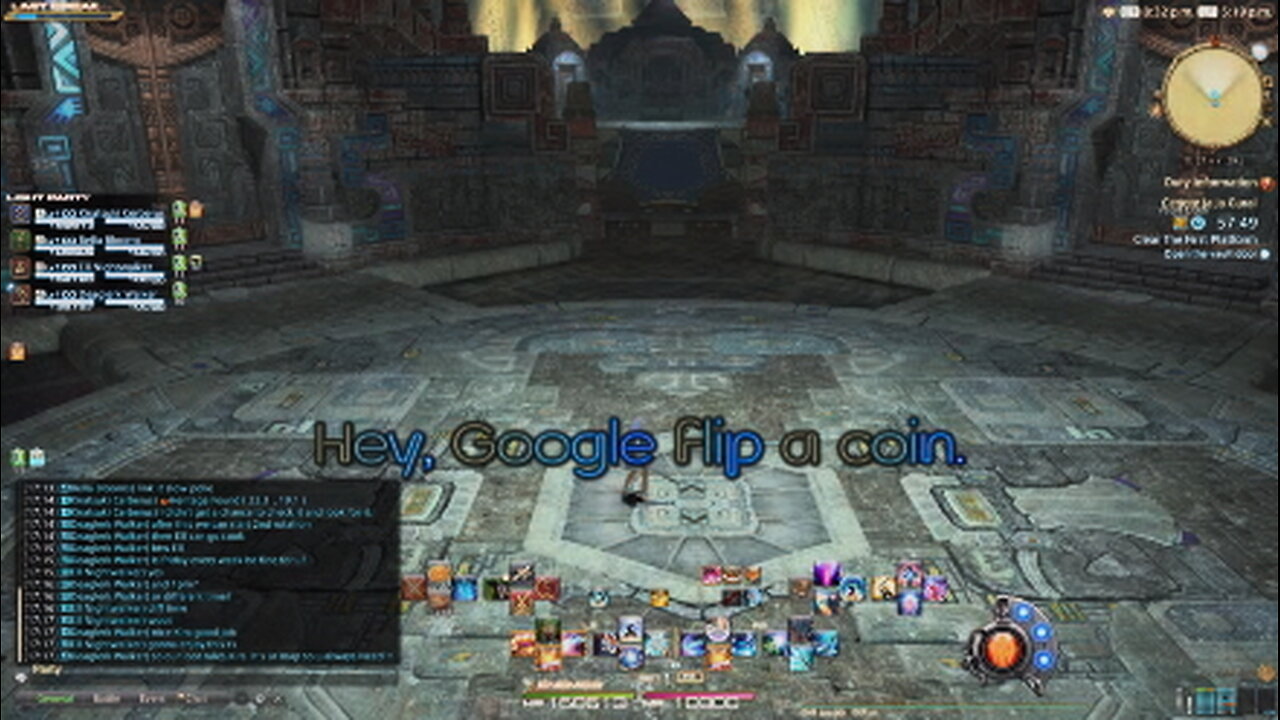 Treasure Hunting with Google Coin Toss - Final Fantasy XIV