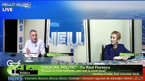 LIVE - TV NEWS BUZAU - COCKTAIL POLITIC, cu Raul Florescu. "Rocada la nivel national...sah mat l…