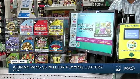 Naples woman wins $5 million playing lottery