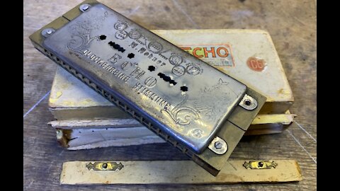 Restoring a WWII German Trophy ECHO Harmonica