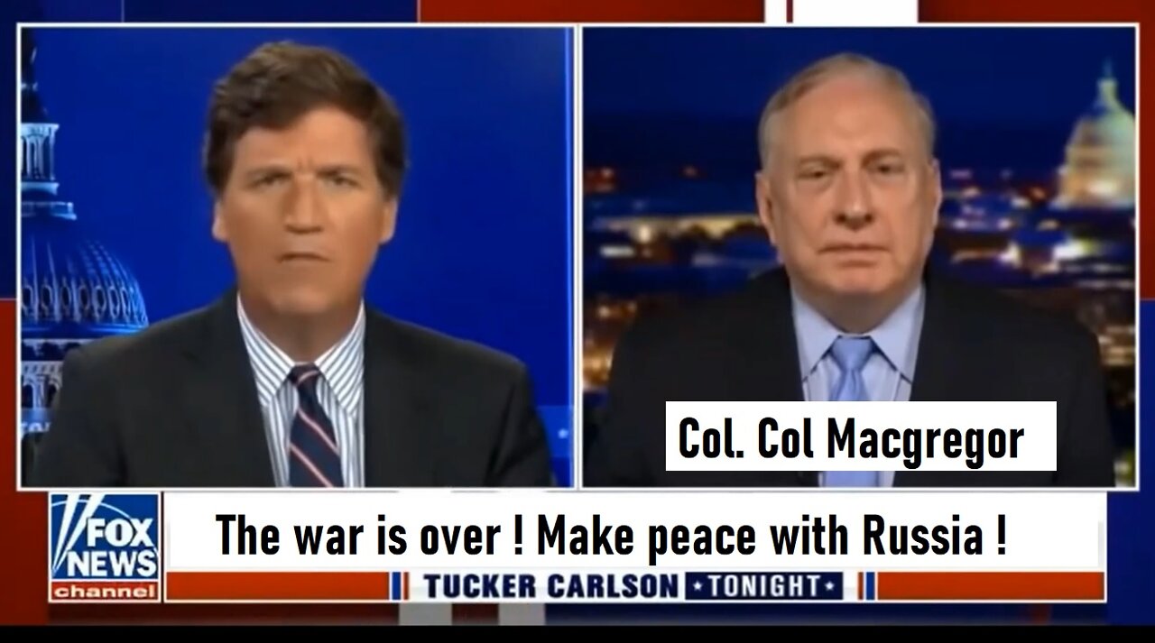 Col. MacGregor: "Zelinsky can't win. Make Ukraine neutral and make Peace with Russia"!