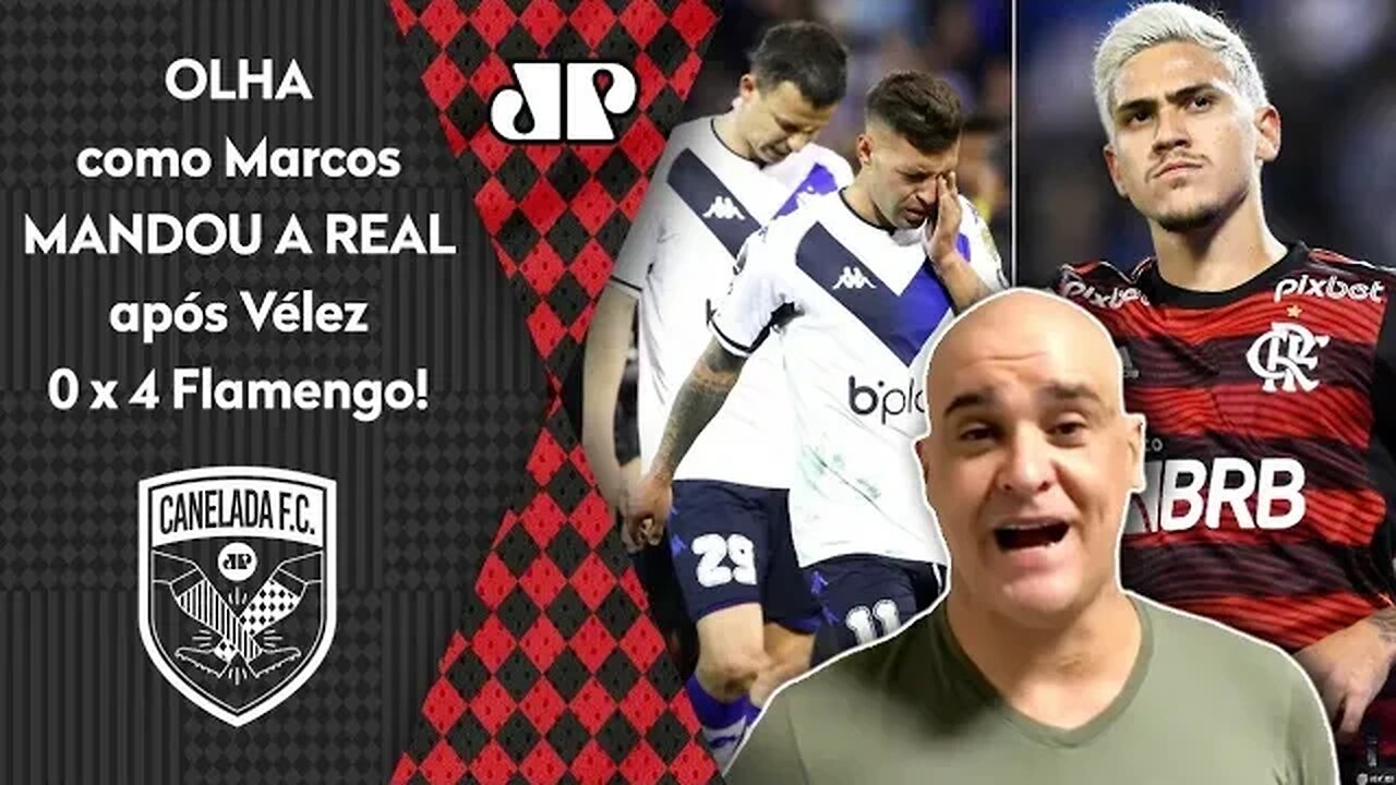 "Cara, a SORTE do Vélez é que..." OLHA como São Marcos MANDOU A REAL após 4 a 0 do Flamengo!