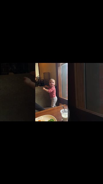 Dancing Baby at Olive Garden