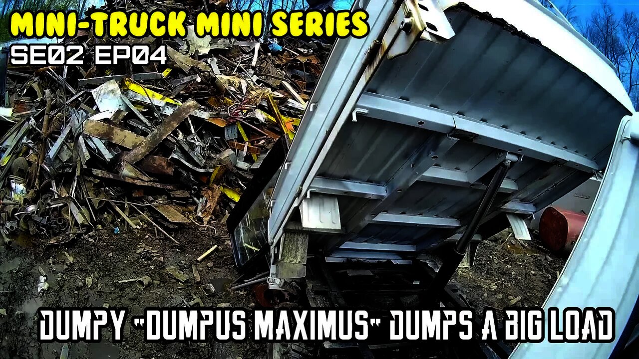 Mini-Truck (SE02 EP04) Happy we back. Dumpy dumps a big load at the Salvage Yard. Suzuki Carry Hijet