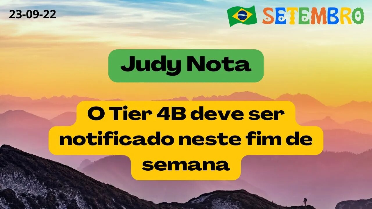 O Tier 4B deve ser notificado neste fim de semana