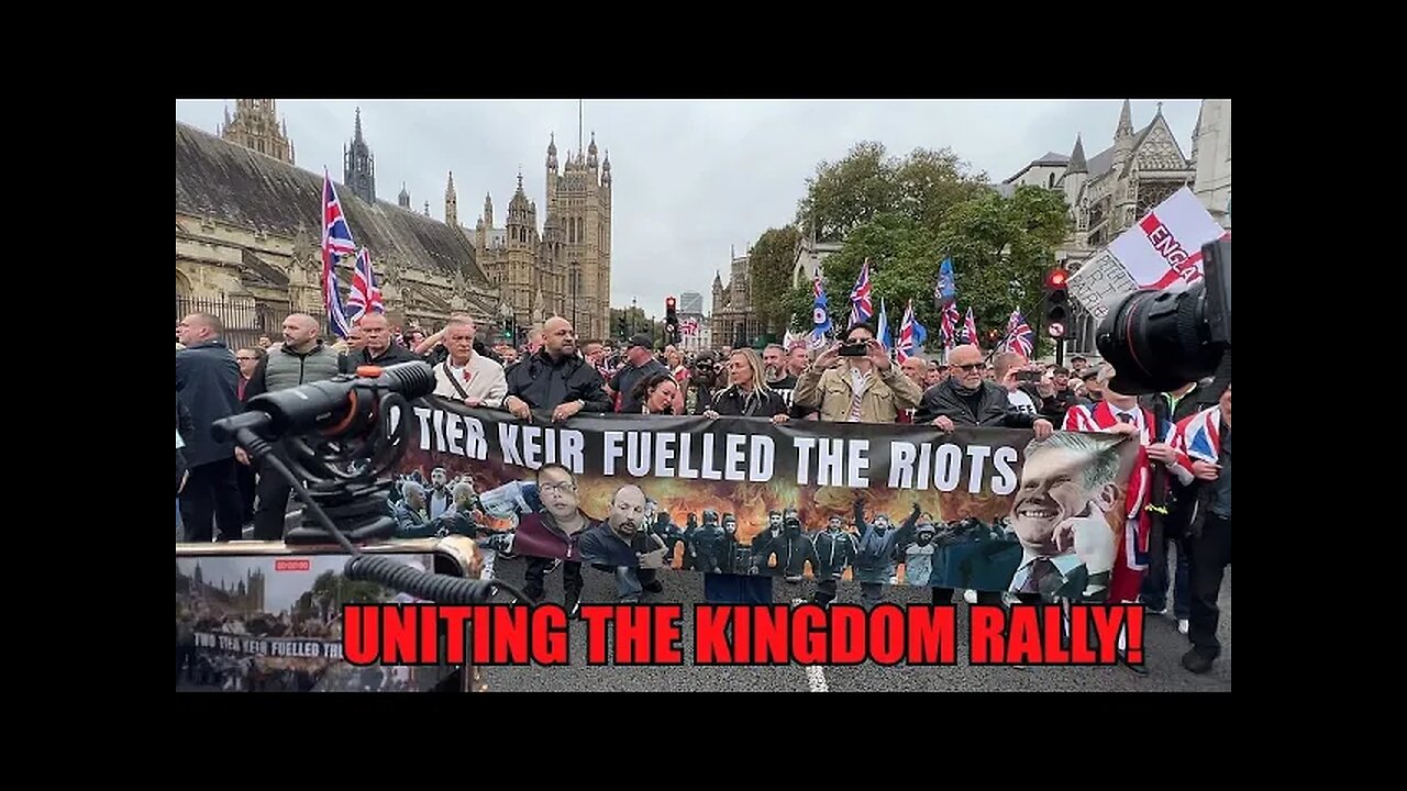 British Patriots Rally! Uniting the Kingdom! Massive Crowd March in London!