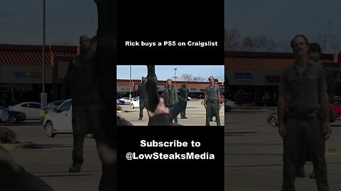 Rick Buys a PS5 on Craigslist #rickgrimesedits #shortvideos #shorts #funny #ps5 #freeps5 #ps4live