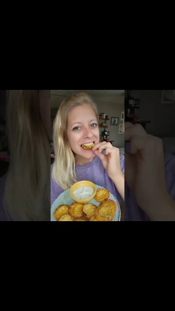 Cheesy Ranch Pickle Chips | fried pickles #Shorts