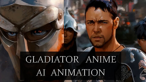 Gladiator AI Anime My name is Maximus #kaiberai #gladiator #commodusaurelius