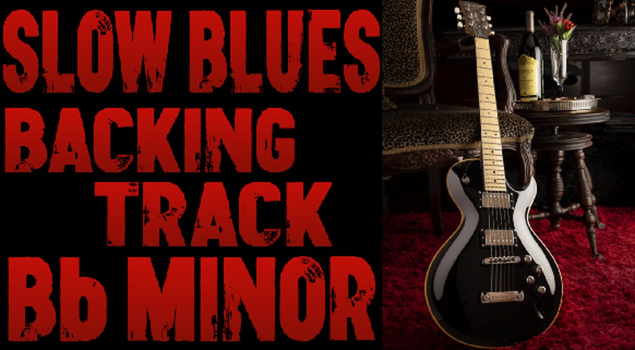 Slow Blues Backing Track in Bb Minor