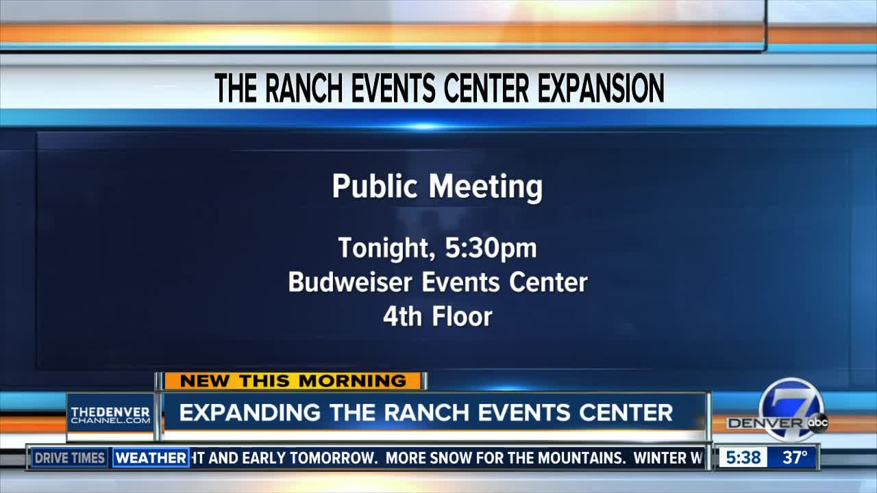 Expanding the Ranch Events Center