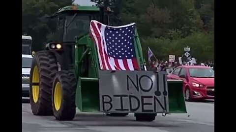 MASSIVE rally for "F*ck Joe Biden" in MI