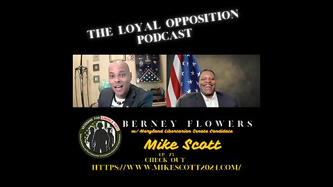 Mike Scott, Libertarian Candidate for Senate in Maryland..