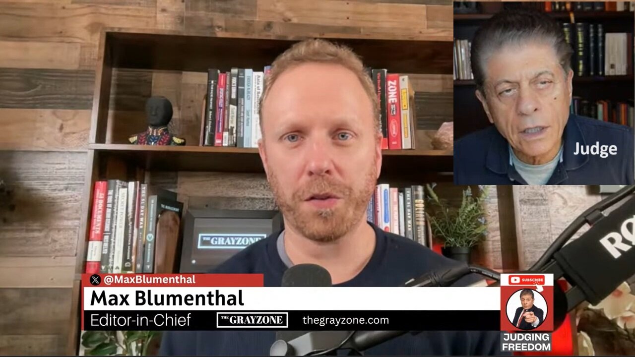 Judge w/Blumenthal: Jews Commit Genocide in Gaza while ICC Indicting Palestinians for War Crimes