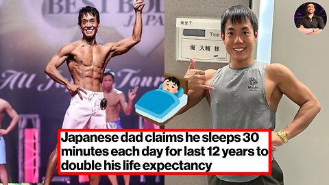 Japanese Bodybuilder Discovers the FOUNTAIN OF YOUTH! All it Takes is 30 Minutes a Night?