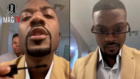 Ray J Uses Mascara Brush To Paint His Gray Beard! 🧔🏽