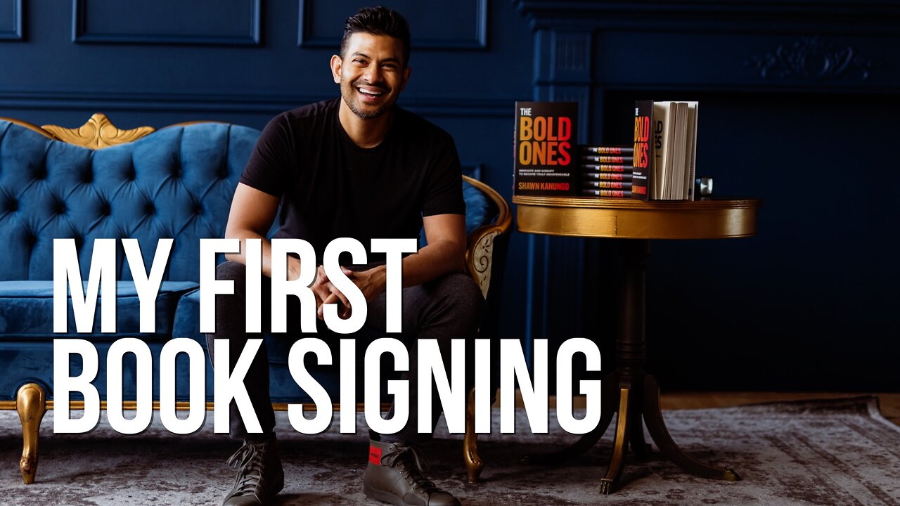 My First Book Signing | Author of The Bold Ones, Shawn Kanungo